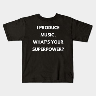 Music Producer Funny Kids T-Shirt